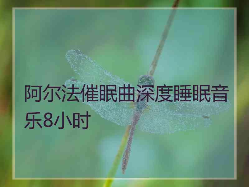 阿尔法催眠曲深度睡眠音乐8小时