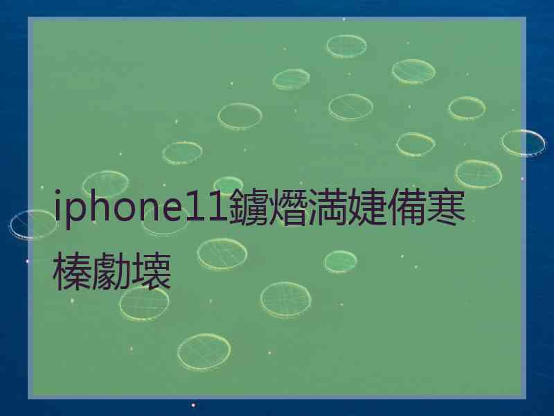 iphone11鐪熸満婕備寒榛勮壊