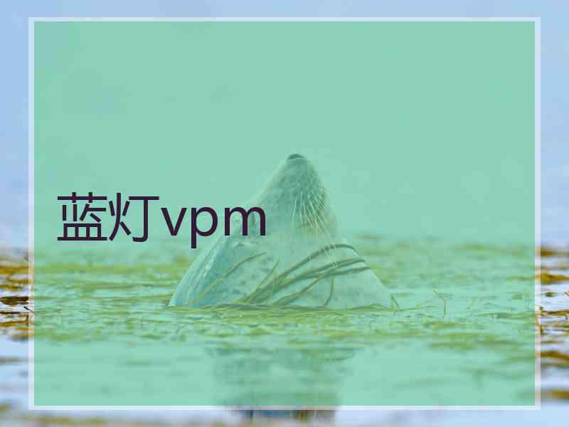 蓝灯vpm