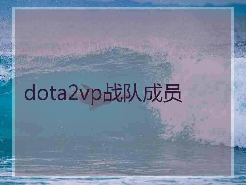 dota2vp战队成员