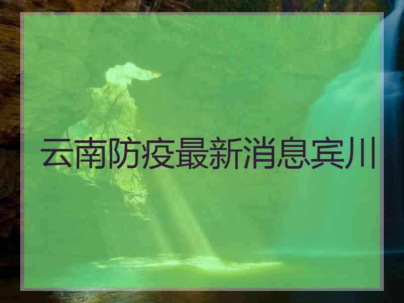 云南防疫最新消息宾川