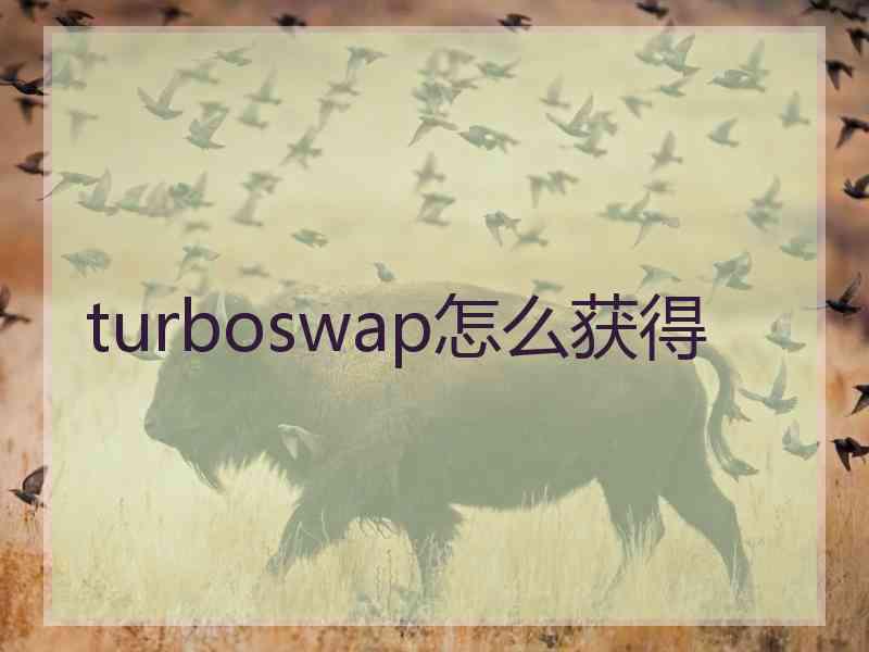 turboswap怎么获得