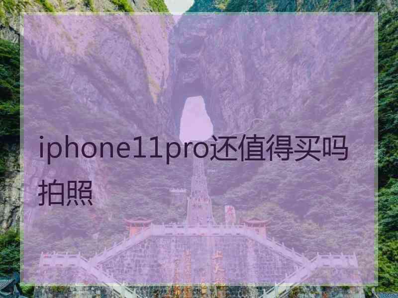 iphone11pro还值得买吗拍照