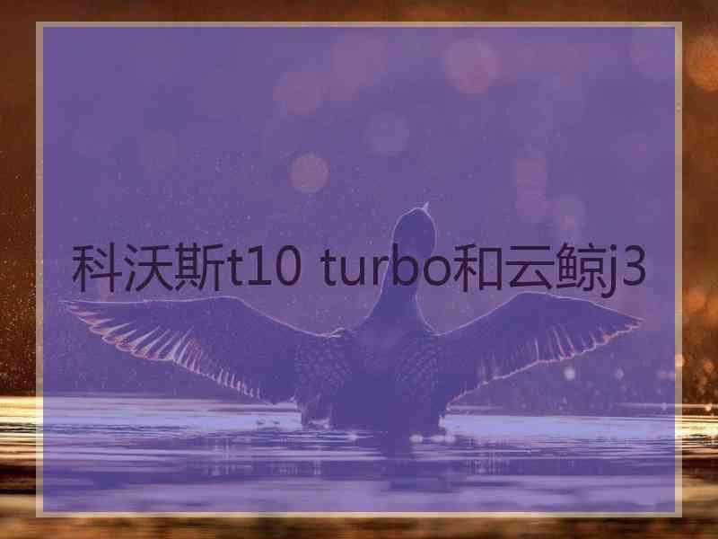 科沃斯t10 turbo和云鲸j3