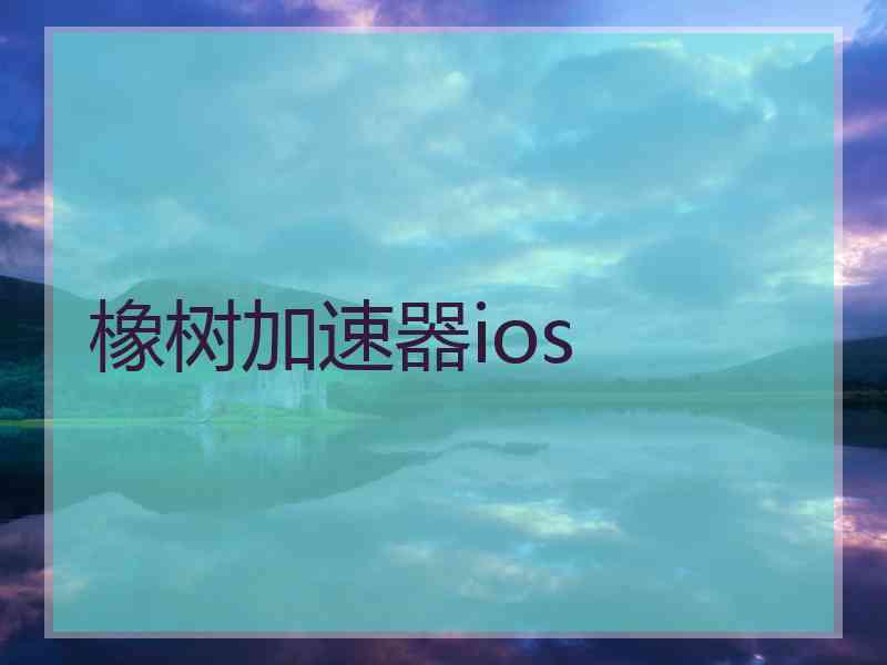 橡树加速器ios